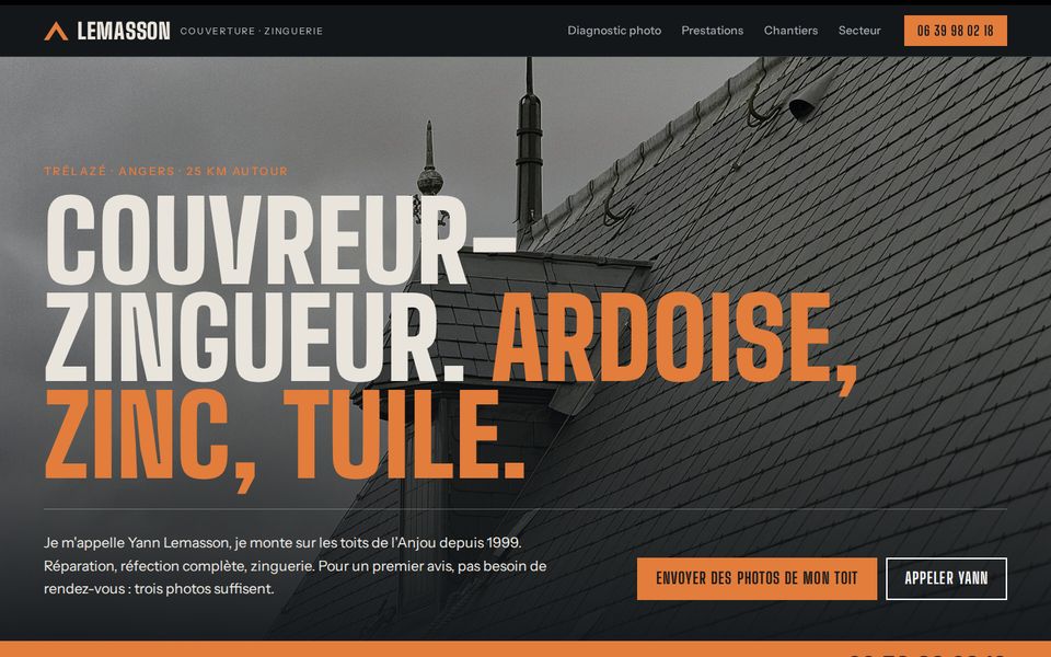 Aperçu du site Lemasson Couverture